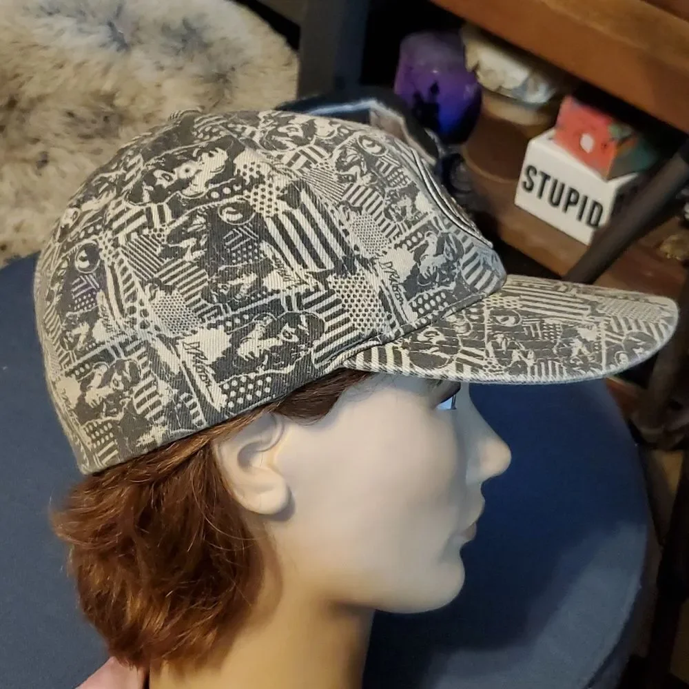 DRACONIS OBSCURO tan Ball Cap - Printed, Embroidered, Fitted Flex Fit Size: S-M‎